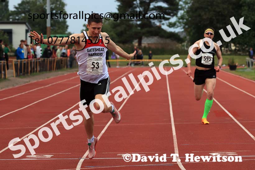 400 metres, 2025 NEGP No 5 Monkton, Wednesday, July 23rd. Photo: David T. Hewitson/Sports for All Pics